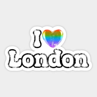 i love rainbow london Sticker